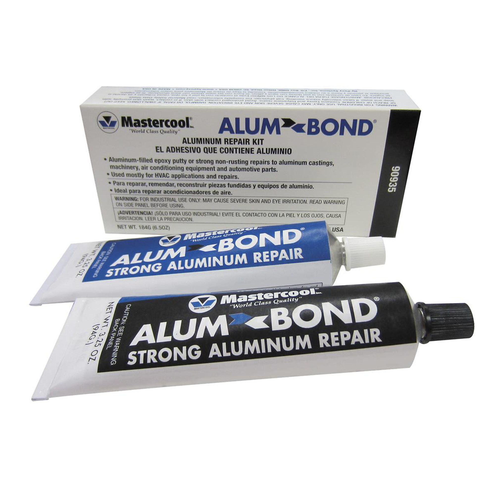 Mastercool Aluminum Bond AC Repair Epoxy — 7 Oz., 650 PSI, 3500 PSI Tensile Strength, Model# MSC90935